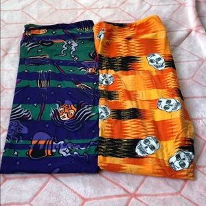 LuLaRoe TC2 Halloween Leggings
